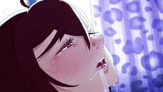 Momo's Hornyness: The Hentai Animation of a Naughty Momo Taking a Creampie - 10 image