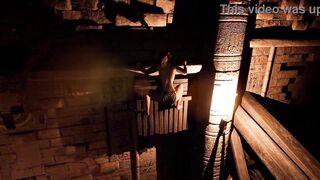 Lara, the horny Temple investigates, gets creampied in this abandoned temple