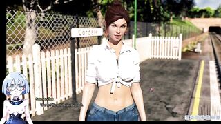 Get ready for a wild ride as busty babe in sexy outfit 3D games with lustful girls in anime hentai games - 1 image