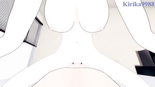 Hololive VTuber POV Hentai: Ninomae Ina and Minato Aqua get it on in intense sex scene