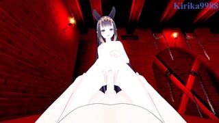 Hololive VTuber POV Hentai: Ninomae Ina and Minato Aqua get it on in intense sex scene