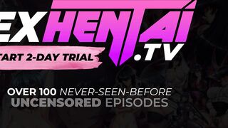 Stepsis and I get naughty in a steamy threesome - Uncensored hentai action - 1 image