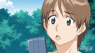 Stepsis and I get naughty in a steamy threesome - Uncensored hentai action - 5 image