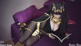 Tharja Fire Emblem Bad Dragon gets her big tits sucked & takes a creampie in IRL cosplay