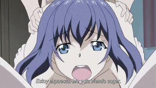 Three hot babes in a steamy lesbian trio get kinky in a hot hentai - 9 image