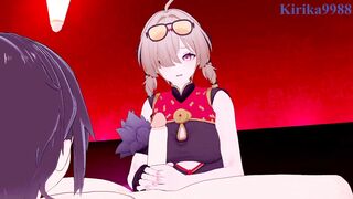 Zenless Zeros: Sweety and Vivian in a hardcore hentai action with big boobs bouncing