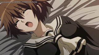 Enjoy the wildest student hentai with a hot chick in hot action