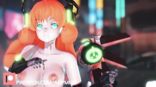 Check out the hottest anime dance ever with a sexy Hentai twist!