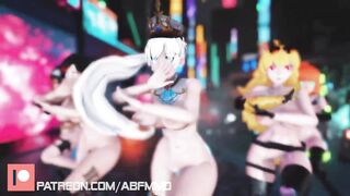 Check out the hottest anime dance ever with a sexy Hentai twist!