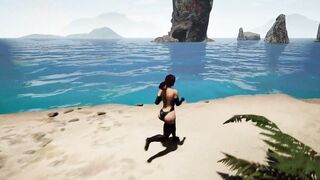 Tifa's first time on island: a wild bukkake hentai with massive tits, squirting, and double penetration - 3 image