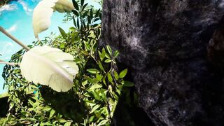 Tifa's first time on island: a wild bukkake hentai with massive tits, squirting, and double penetration