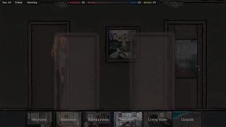 Watch this horny stranger on a bus beg for help with his hard cock - Hentai Game - 1 image