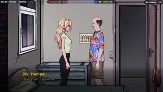 Watch this horny stranger on a bus beg for help with his hard cock - Hentai Game - 10 image