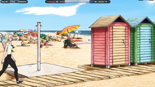 Watch this horny stranger on a bus beg for help with his hard cock - Hentai Game - 8 image