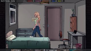 Naughty masseur examines busty Japanese chick's breasts & gives her a hot creampie