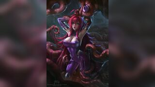 Watch Rias Gremory & her hot friend get their asses drilled in steamy lesbian action! - 10 image