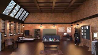 Curvy Japanese slut gets creampied by multiple guys in 3D hentai game