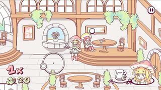 Big-titted waitress goes wild with big cock in Futanari Di Funghi [ FUTA Hentai Game] - Ep.