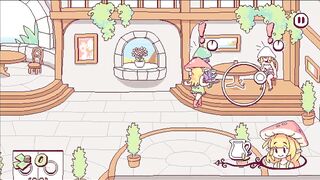 Big-titted waitress goes wild with big cock in Futanari Di Funghi [ FUTA Hentai Game] - Ep.