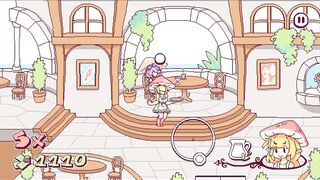 Big-titted waitress goes wild with big cock in Futanari Di Funghi [ FUTA Hentai Game] - Ep.