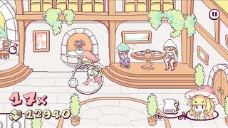 Big-titted waitress goes wild with big cock in Futanari Di Funghi [ FUTA Hentai Game] - Ep.