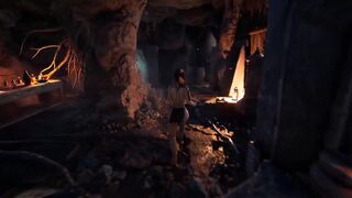 Lara's tight pussy stretched wide by massive rod in hentai game - 5 image