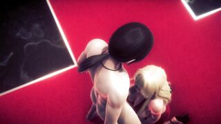 Blonde anime babe Nataly Handjobs and Cums in Uncensored Japaneese Anime Hentai