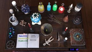 Watch this cute stripper satisfy herself with a massive dildo in a kinky hentai game!