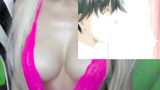 Hot teacher seduces her students in lingerie & busty body - Hentai Private