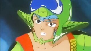 Hungarian sub with subtitles goes head-to-head in a Sci-fi hentai