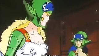 Hungarian sub with subtitles goes head-to-head in a Sci-fi hentai