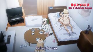 Three friends go wild in hot hentai action