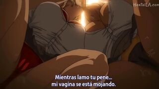 Three friends go wild in hot hentai action - 3 image