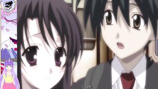 School Days Hentai Part 3: Big-breasted Japanese babe gets schooled in steamy hentai action