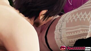 Miu Iruma, Pussy Licking, Anal Vibrator, and Intense Masturbation - Big Tits Miu Iruma