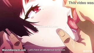 Watch this busty babe in anime get her perfect ass licked & blowed until she's cum covered in hot jizz - 6 image