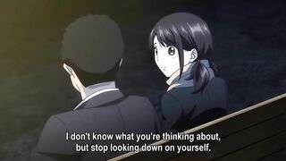 Steamy hentai: Big tits and moaning babe gets creampied in doggystyle