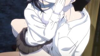 Steamy hentai: Big tits and moaning babe gets creampied in doggystyle - 8 image