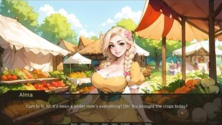 Step Sis caught doing banana with her busty hentai outfit and blowjob skills!