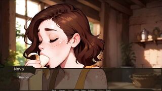 Step Sis caught doing banana with her busty hentai outfit and blowjob skills!