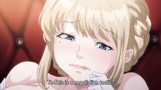 Big-titted hentai babe moans with pleasure while getting her ass creamed and face covered in cum - 1 image