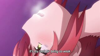 Redhead princess gets her pussy licked & fingered by a huge cock in hot hentai action - 4 image