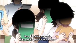 Redhead princess gets her pussy licked & fingered by a huge cock in hot hentai action