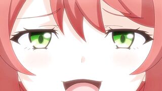 Redhead princess gets her pussy licked & fingered by a huge cock in hot hentai action - 9 image