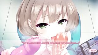 Ayane Route 2's Hentai POV: Big tits and big cock cumming in a real MILF's ass