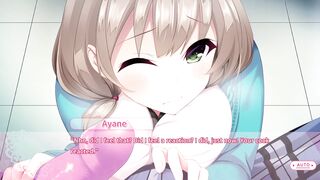 Ayane Route 2's Hentai POV: Big tits and big cock cumming in a real MILF's ass