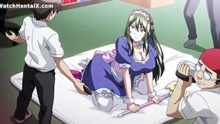 Sexy anime babe with perfect tits gets fucked hard and takes a cumshot - 5 image