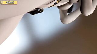 Goddess from Hentai 3D-108 takes on two big black cocks in a hot threesome