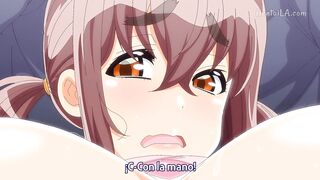 Watch this naughty anime with giant breasts & a creamy surprise - 3 image