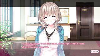 Ayane Route 4: Big boobs MILF gets a facial cumshot and creampie in Hentai action
